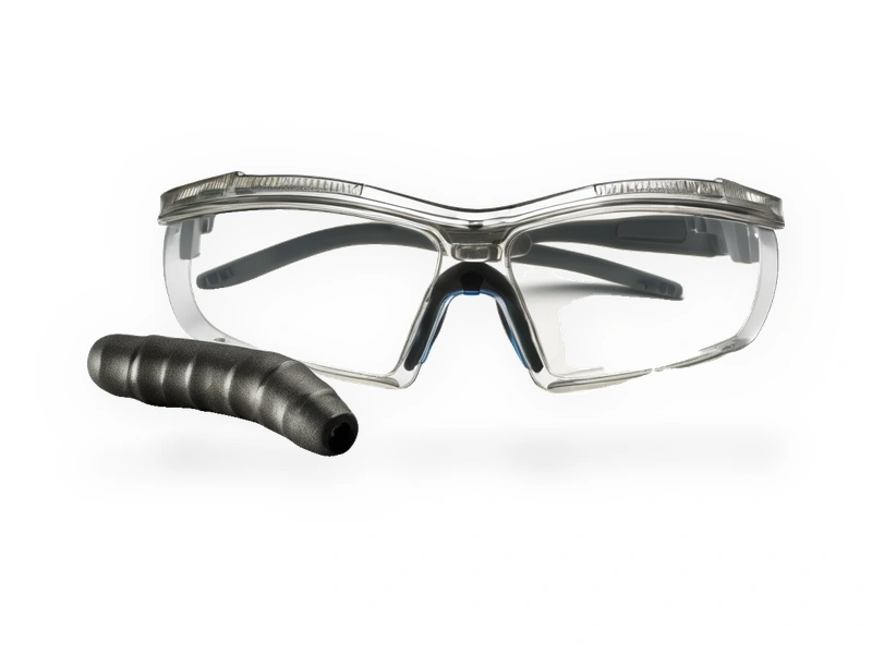 Representative image: safety glasses and earplugs