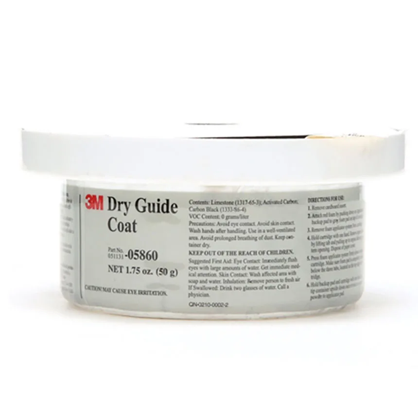 3M Dry Guide Coat Cartridge, Black Powder, 50 g (No Applicator)