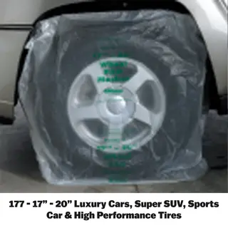 RBL Wheel Masker Bags for 17 to 20 in. Wheels, Roll