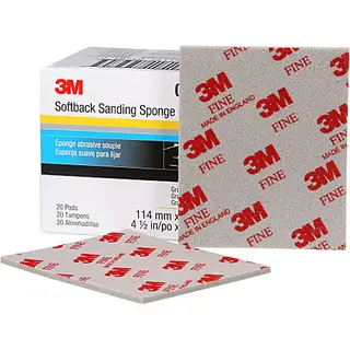3M Soft Sanding Sponges, 4.5 x 5.5 in., Fine