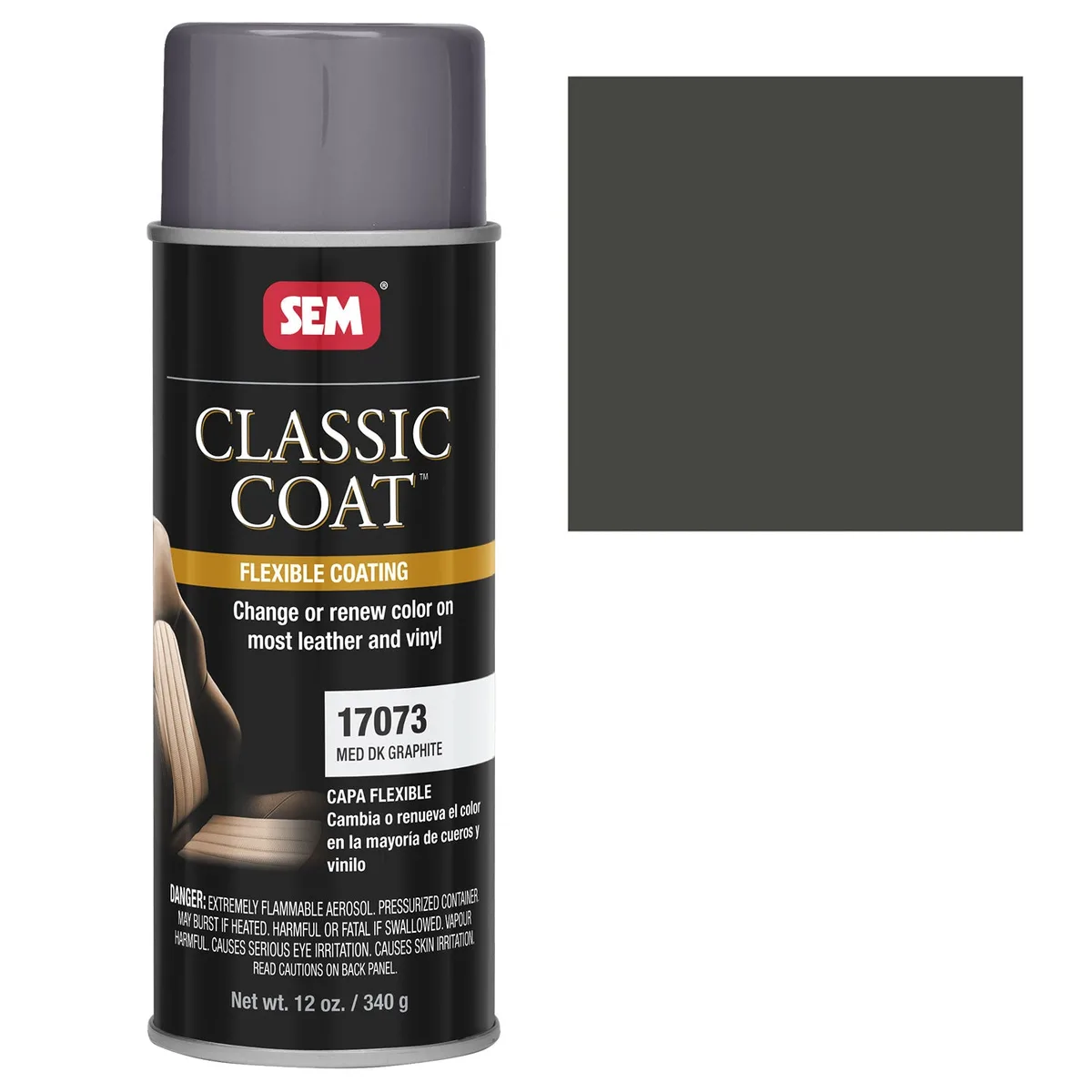 SEM Medium Dark Graphite Paint, 454 g