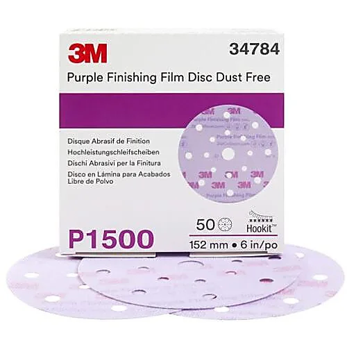 3M 6 in. Hook & Loop Finishing Film Discs
