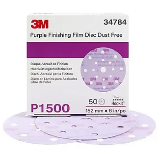 3M 6 in. Hook & Loop Finishing Film Discs