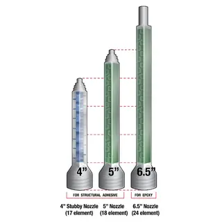Buses mélangeuses ProForm PlioGrip à 18 éléments, paquet de 6
