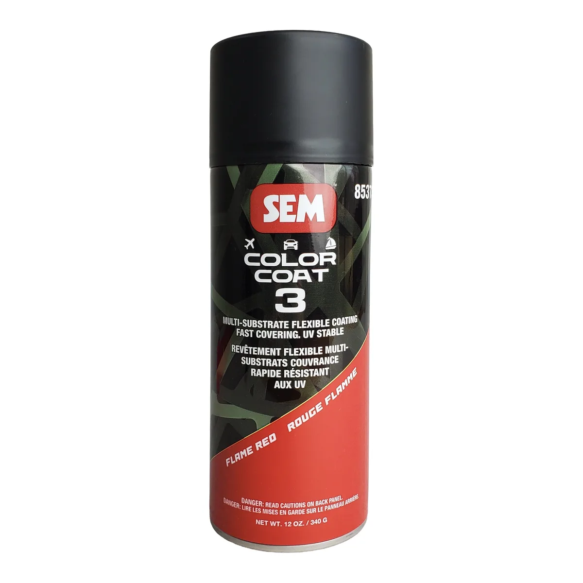 SEM Color Coat Flame Red Flexible Coating, 340 g Aerosol