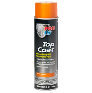 POR-15 Top Coat Aerosol, 397 g, Safety Orange