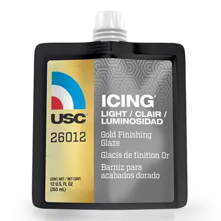 U.S. Chemical & Plastics Icing Lite Gold Finishing Putty, 355 ml