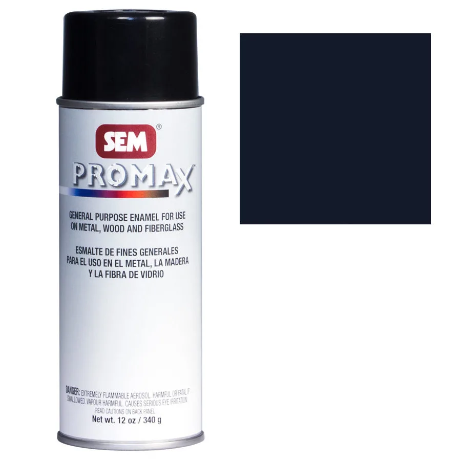 Peinture tout usage SEM noir semi-lustré, aérosol 454 g