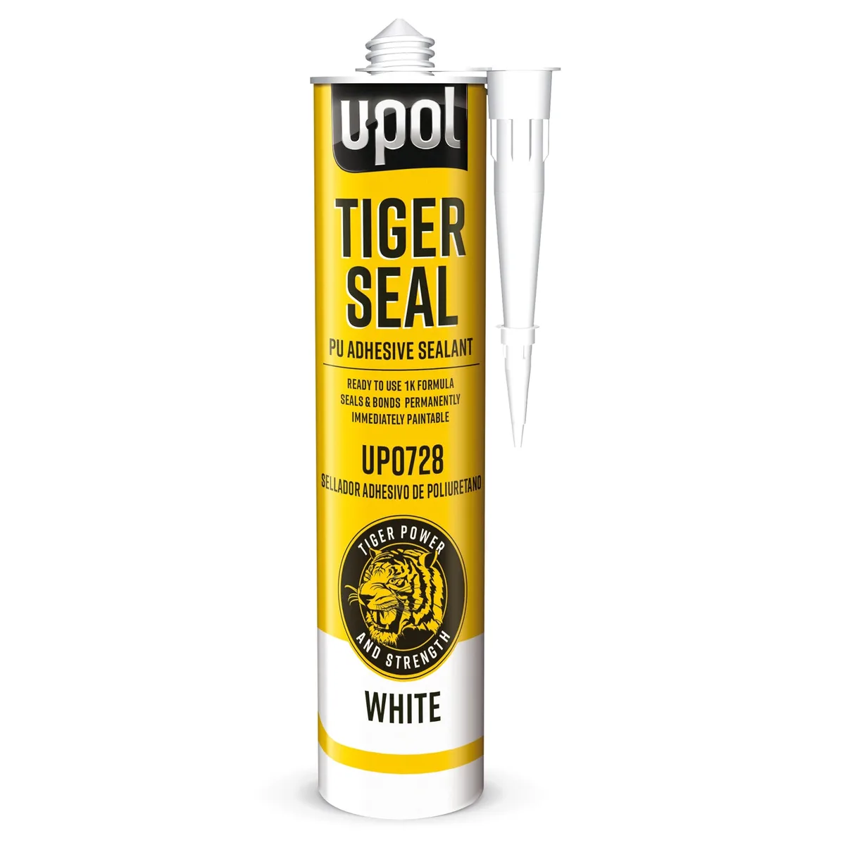U-POL Tiger Seal Urethane Sealant, White, 310 ml