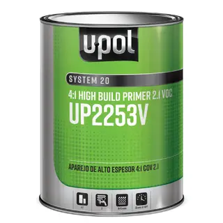 Apprêt garnissant 2K U-POL 4:1 haut solide, gris, 2,1 COV, 3,78 L
