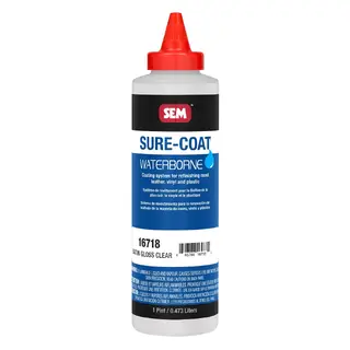 SEM Sure-Coat Waterborne Satin Gloss Clear, 473 ml