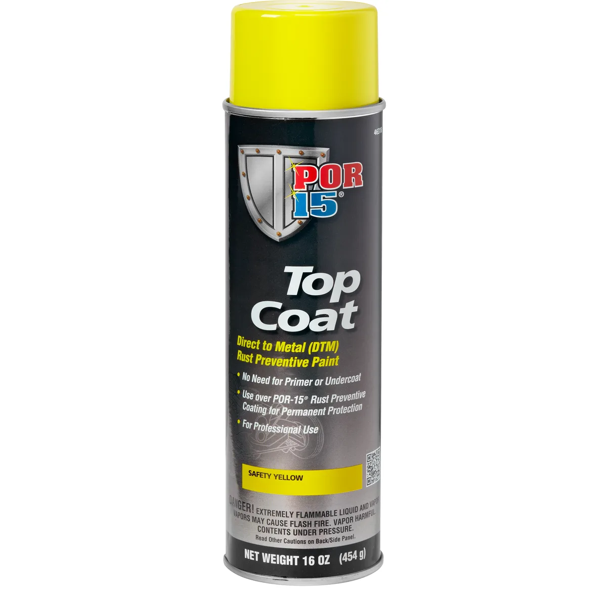 POR-15 Top Coat Aerosol, 397 g, Safety Yellow