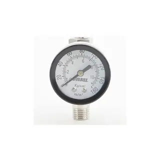 Valve de réglage d'air DeVilbiss HAV-501 avec manomètre