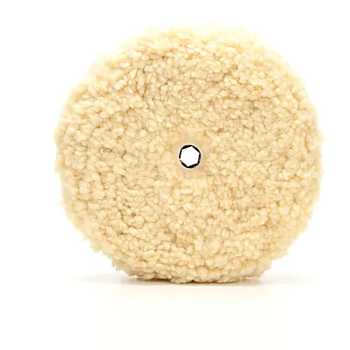 3M Double-Sided White Wool Pad, 9 in.