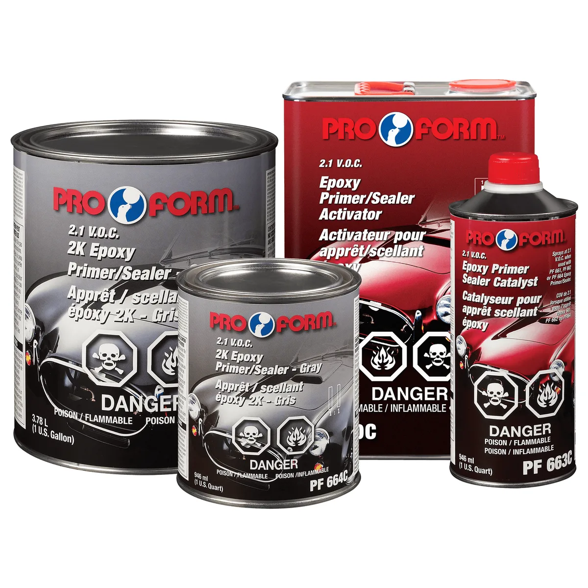Catalyseur époxy ProForm 1:1 pour apprêt-scellant