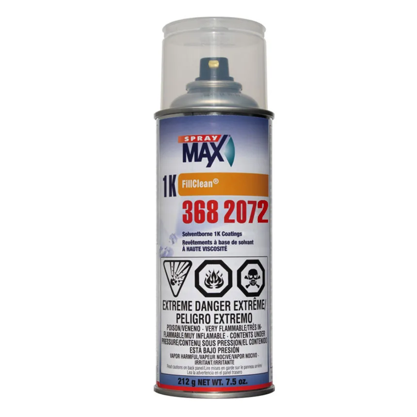 SprayMax FillClean 1K Series 2 Empty Aerosol for Solvent Base, 192 g