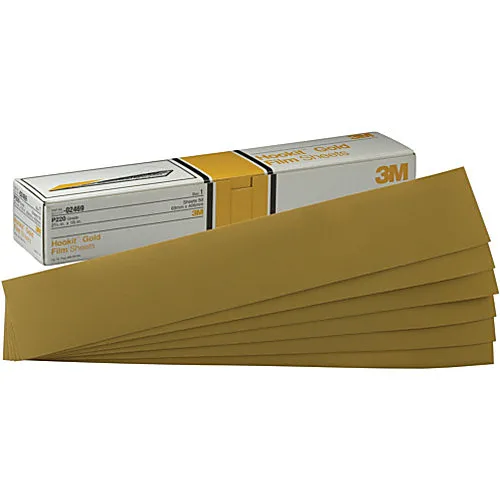 Bandes abrasives 3M Gold 2,75 x 16,5 po, P220, auto-agrippantes