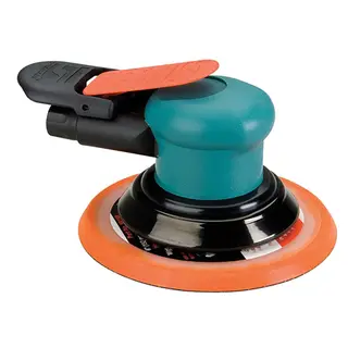 Dynabrade 6 in. Hook & Loop Random Orbital Sander, 3/8 in. Orbit, Non-Vacuum