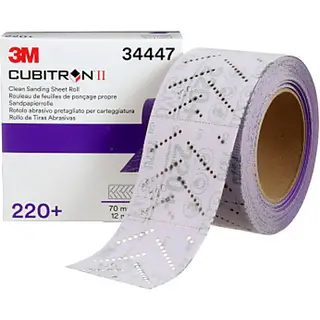 Rouleau abrasif 3M Cubitron II Clean Sanding 70 mm x 12 m, grain P220