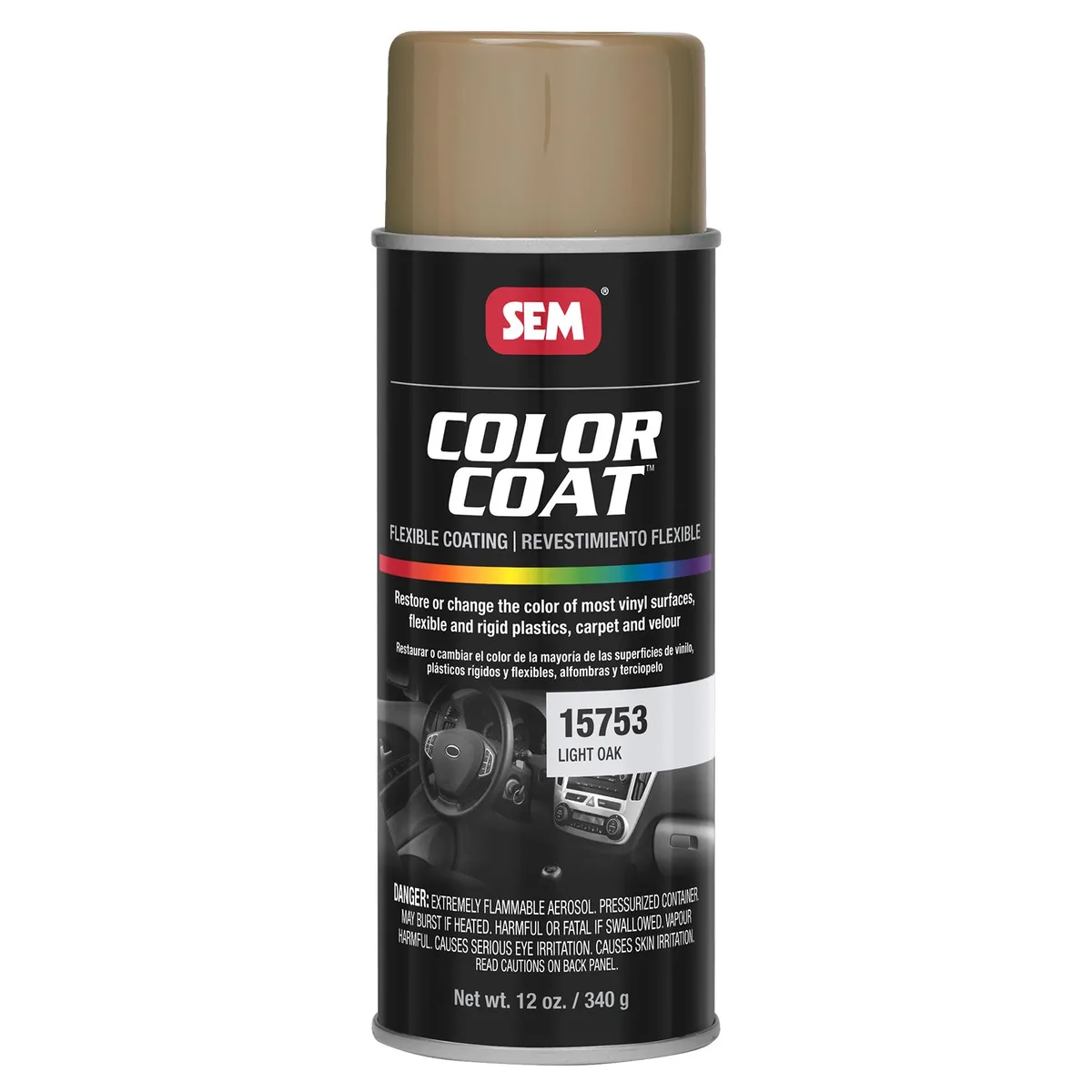 SEM Light Oak Aerosol Paint, 454 g