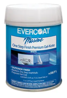 Evercoat Marine Gel-Kote, White, 946 ml