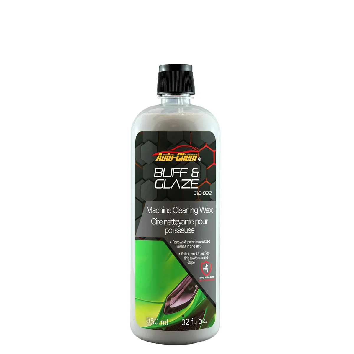 Auto-Chem Buff and Glaze Cleaner Wax, 500 ml