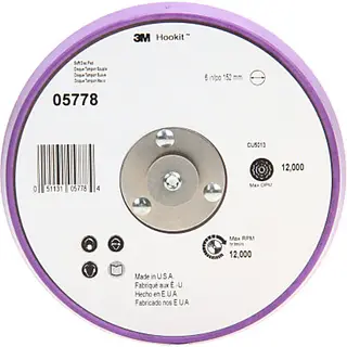 3M Painter's Hook & Loop Disc Pad, 6 in.