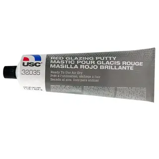 U.S. Chemical Red Glazing Putty, 454 g