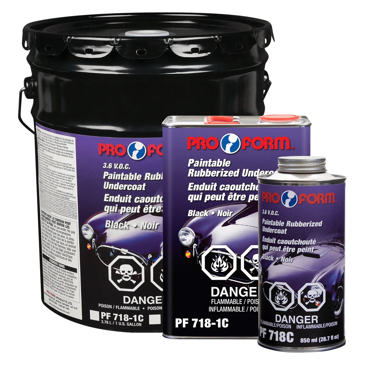 ProForm Rubberized Undercoating, 850 ml