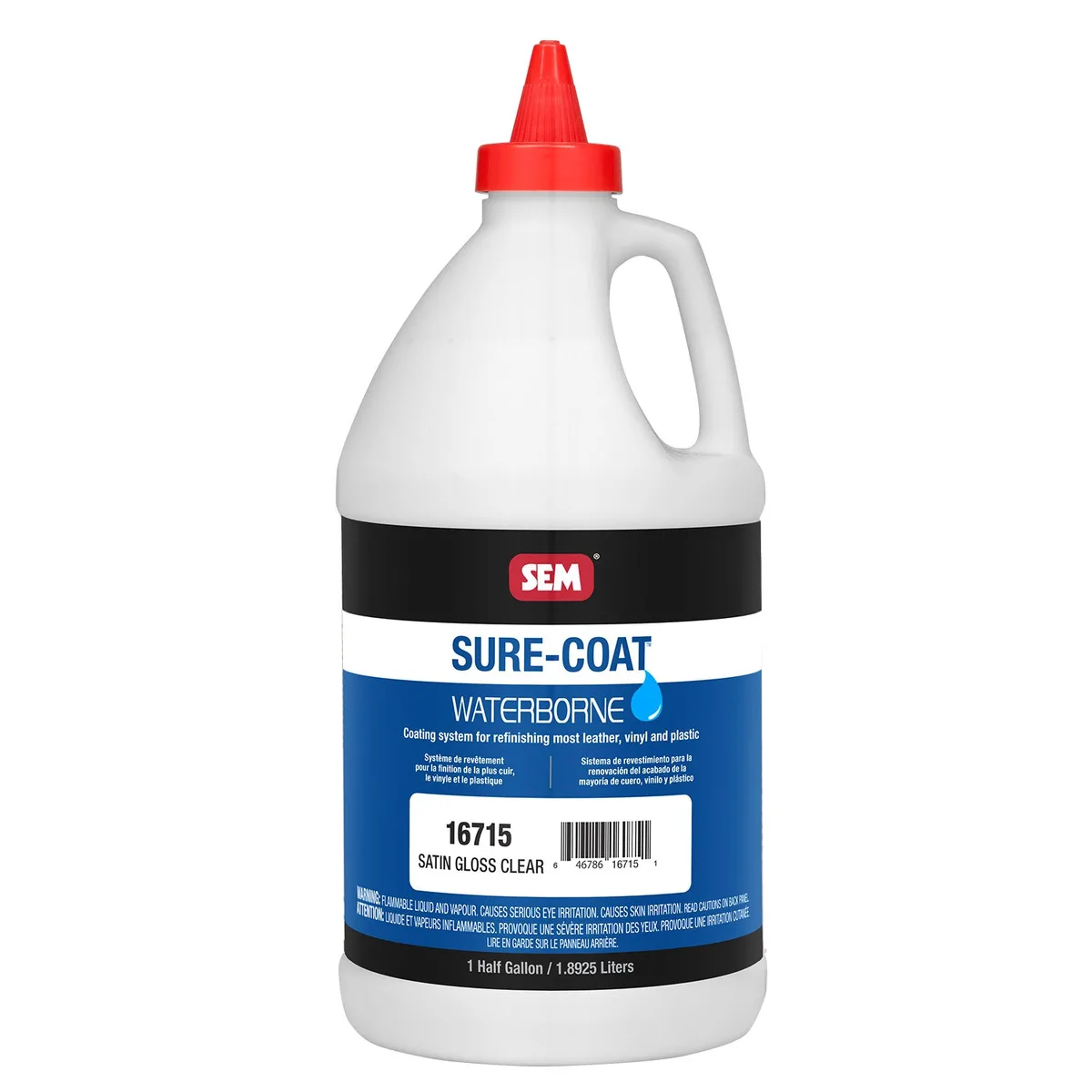 SEM Satin Gloss Clear, 1.89 L