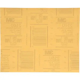 3M Production Resinite Fre-Cut Gold Sandpaper, 9 x 11 in., Dry