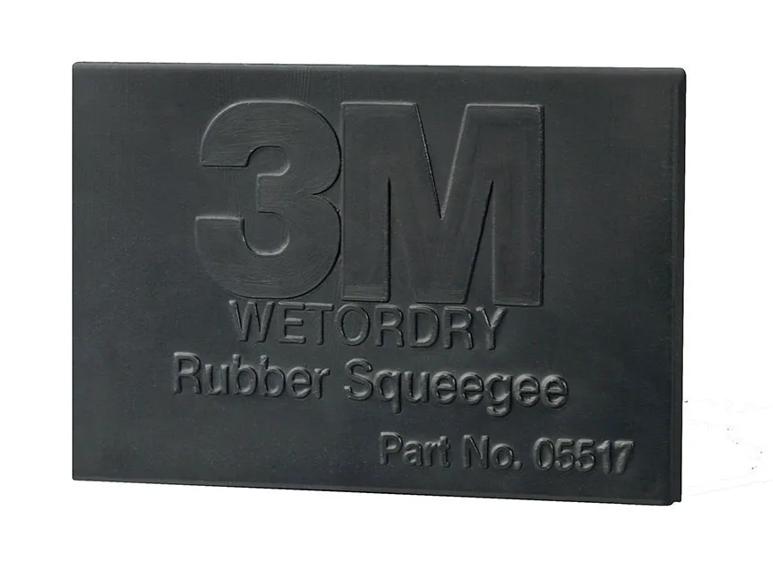 Raclettes flexibles en caoutchouc 3M Wetordry