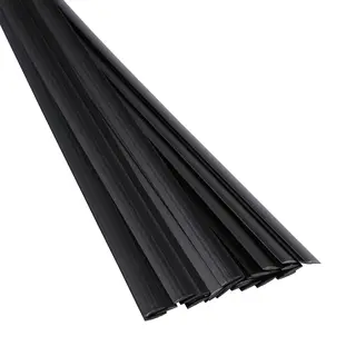 Baguette plate de soudure plastique Polyvance en polypropylène, noire 7/16 po, 454 g
