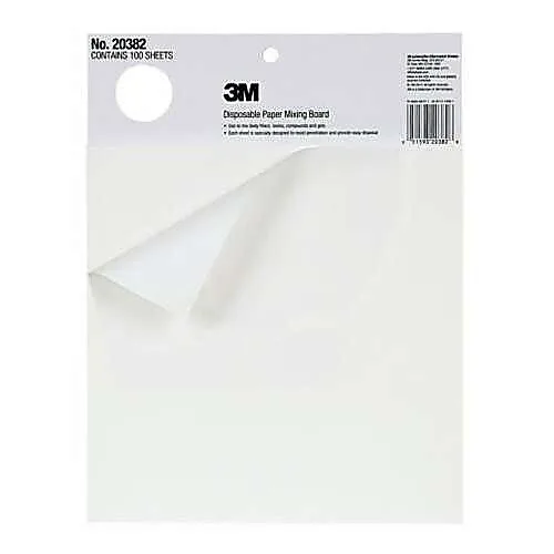 3M Disposable Mixing Board with 100 Sheets