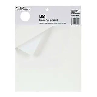 3M Disposable Mixing Board with 100 Sheets