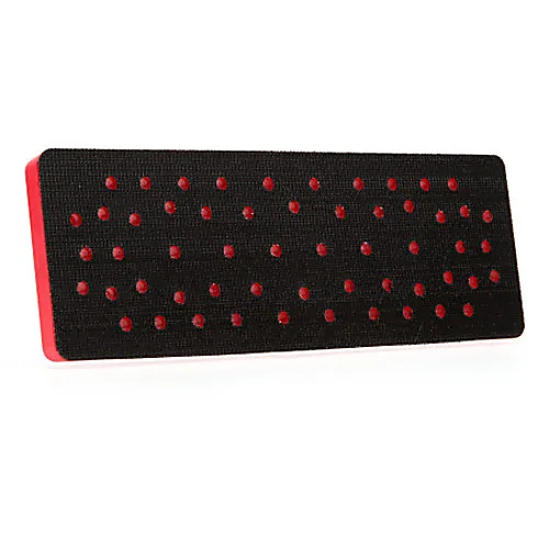 Tampon de ponçage 3M Clean Sanding 70 x 198 mm, attache auto-agrippante (rouge)