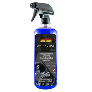 Rénovateur brillant caoutchouc et plastique Auto-Chem Wet Shine, 500 ml