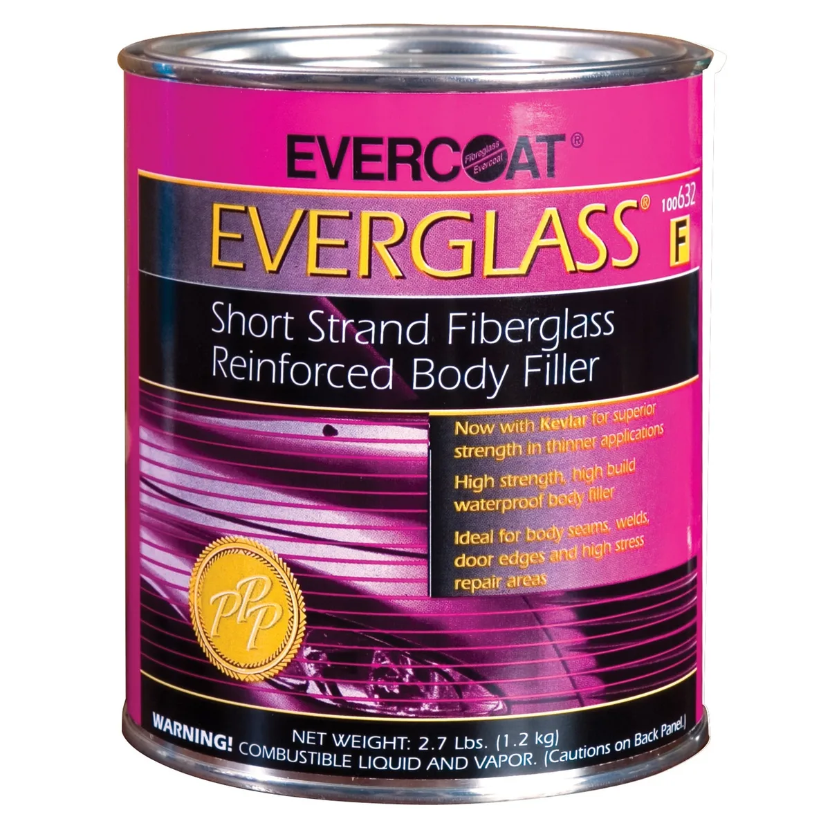 Mastic renforcé de fibre de verre courts brins Evercoat Everglass