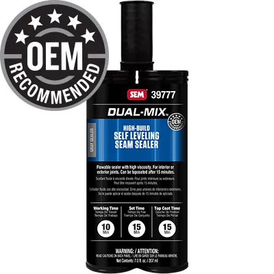 SEM High-Build Self-Leveling Seam Sealer, 207 ml Cartridge