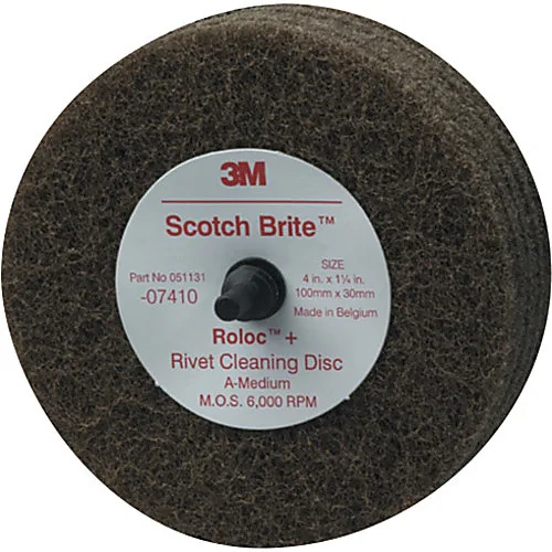 3M 4 x 1 1/8 in. Rivet Cleaning Disc