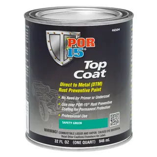 POR-15 Top Coat, Safety Green, 946 ml