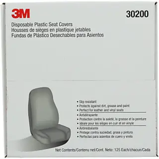 Marson Disposable Plastic Seat Covers, Pack of 125