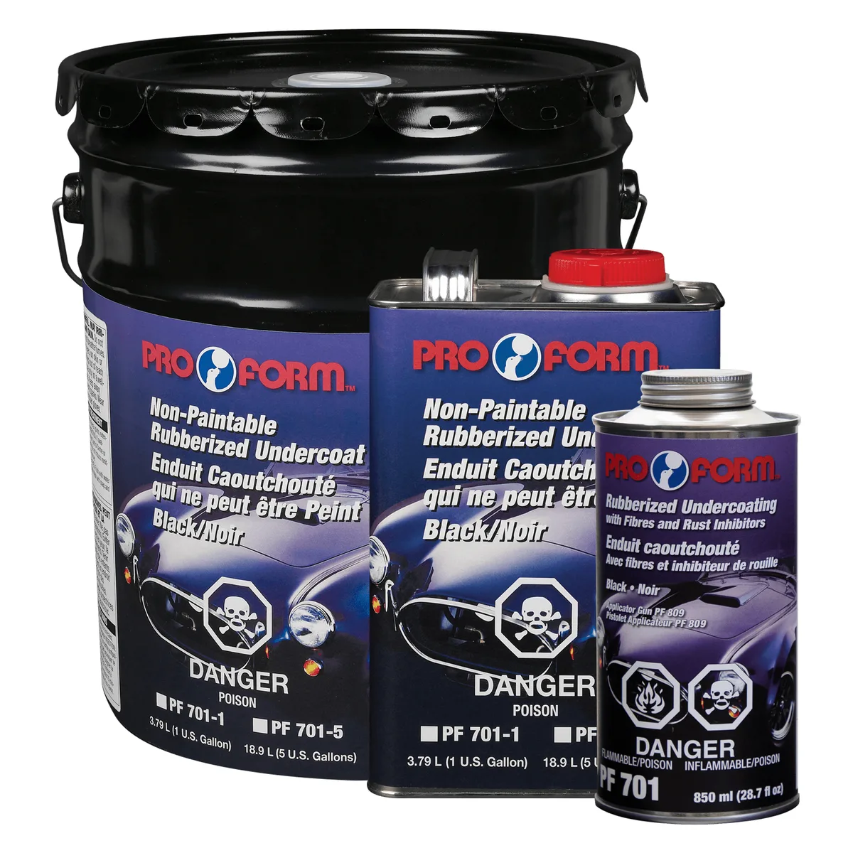 Enduit protecteur caoutchouté ProForm noir