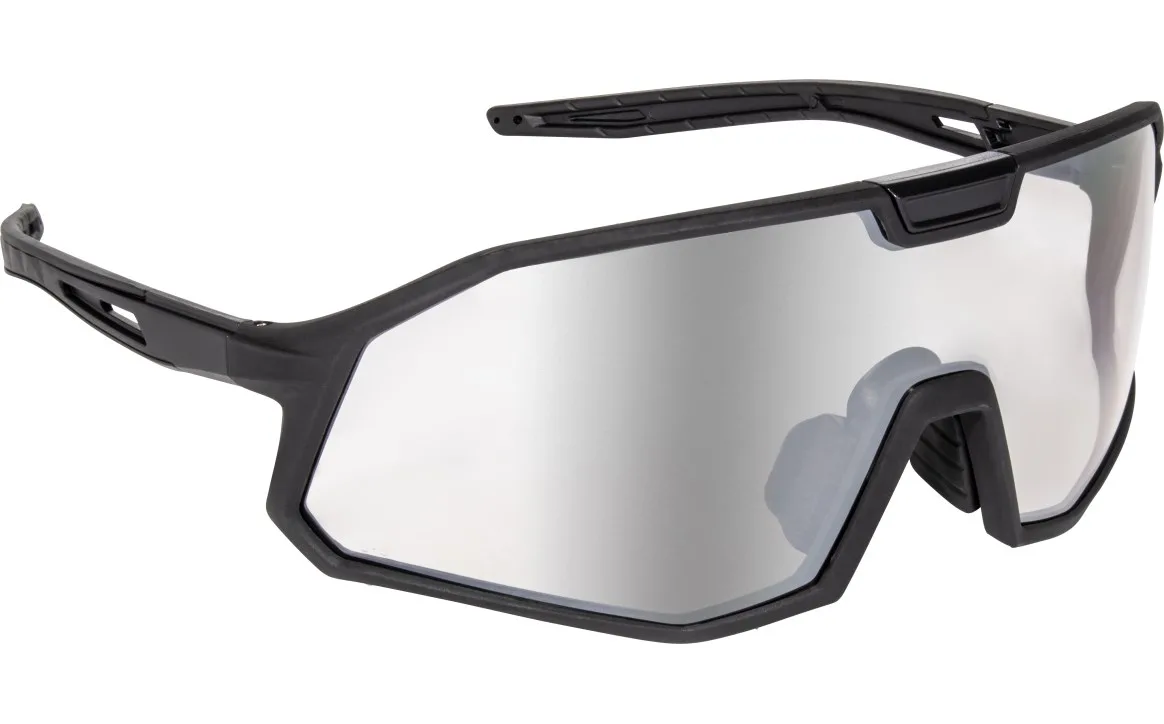 Lunettes de sécurité SAS Safety, monture noire, verres miroir
