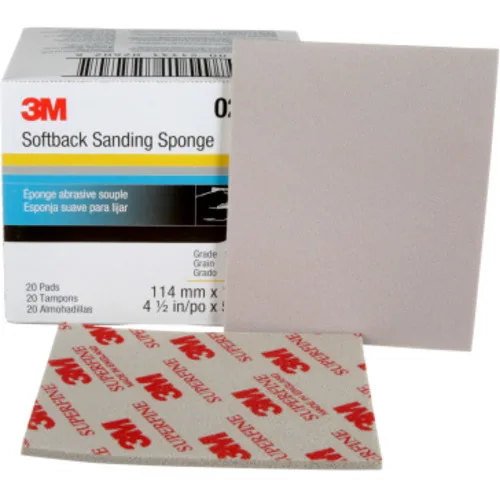 Éponges abrasives souples 3M Superfine 4,5 x 5,5 po