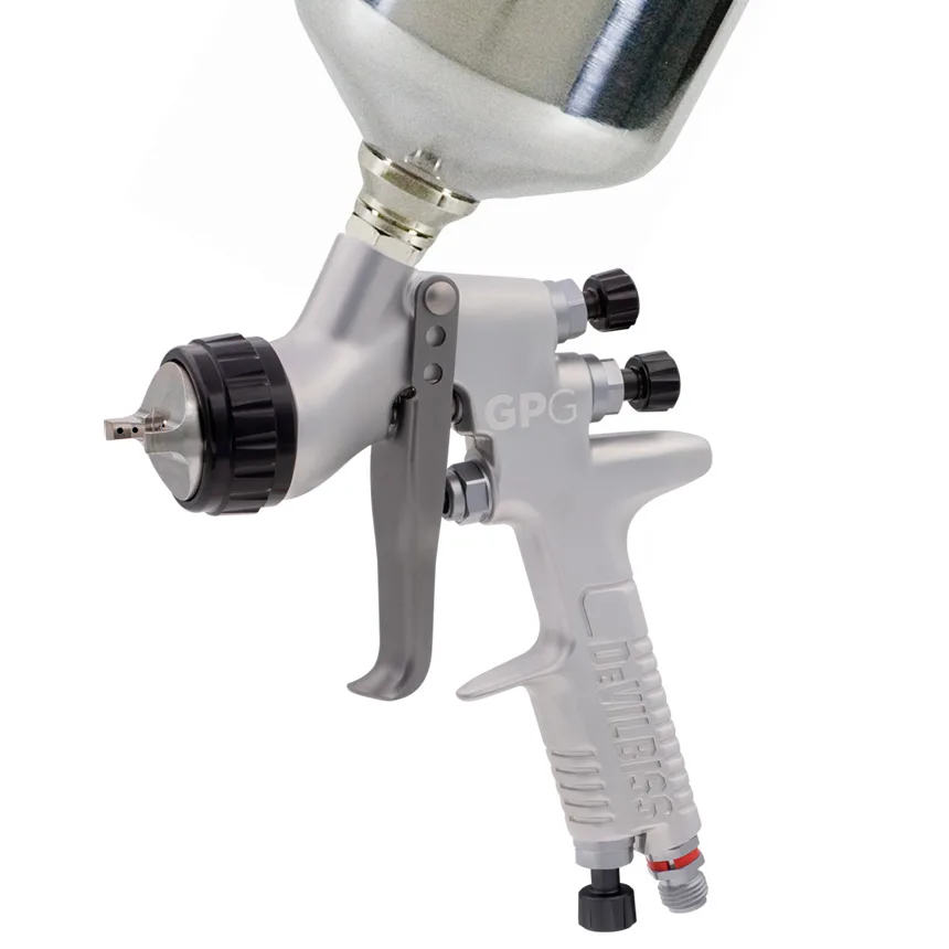 Pistolet à gravité DeVilbiss GPG pour produits épais, buses 1,8 / 2,2 mm