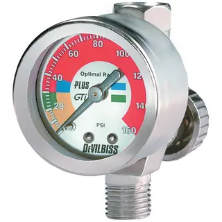 Valve d'air DeVilbiss HAV-511 avec manomètre