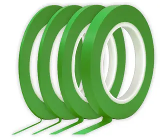 Ruban à masquer de ligne fine vert FBS