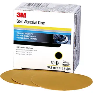 3M Gold 216U and 236U Hook & Loop Abrasive Discs