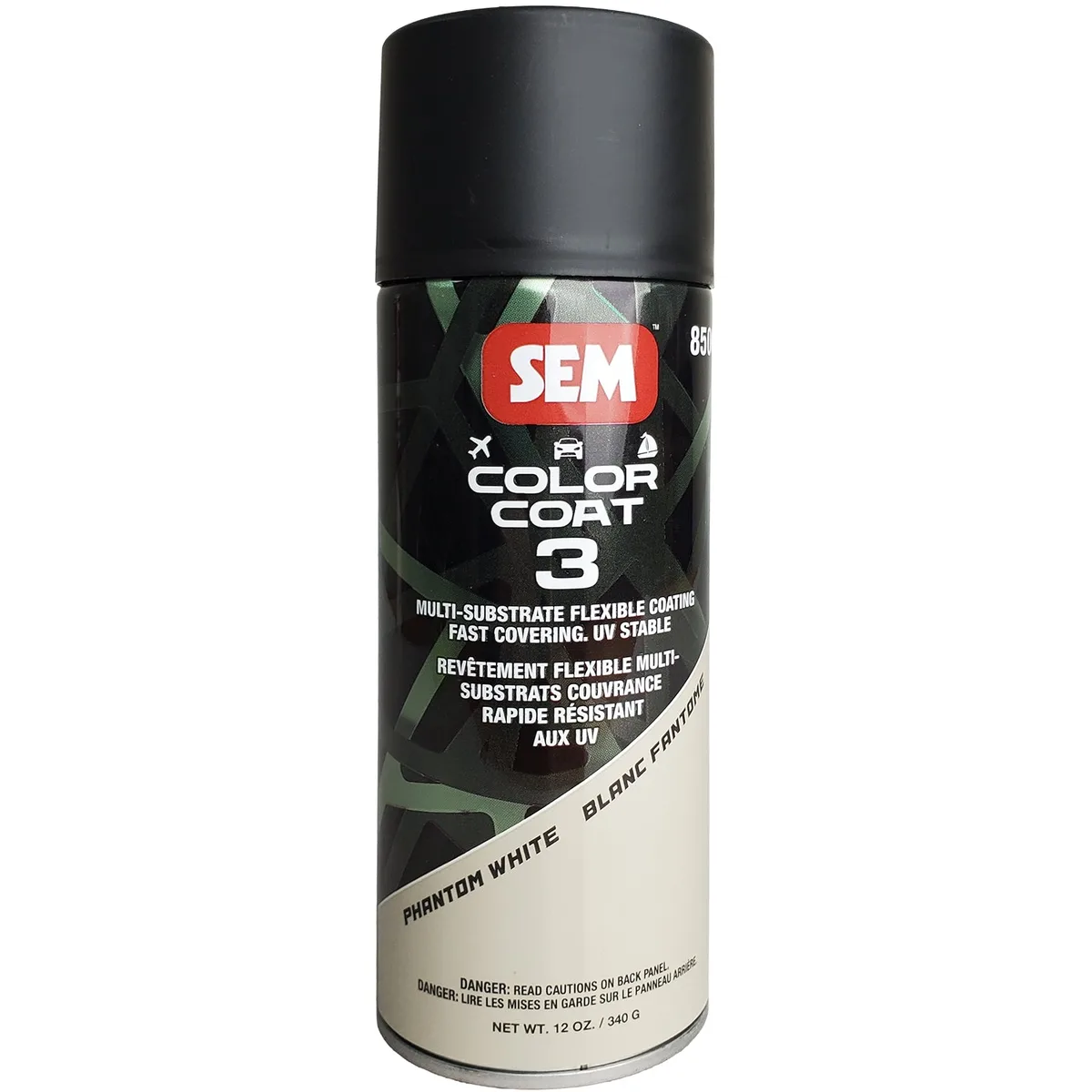 Revêtement flexible SEM Color Coat, blanc fantôme, aérosol